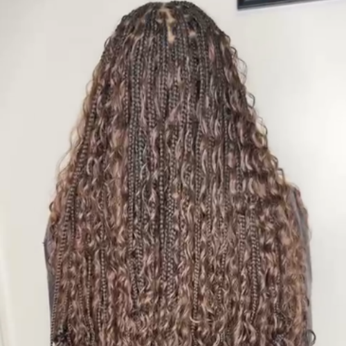 Hair bunmine twists